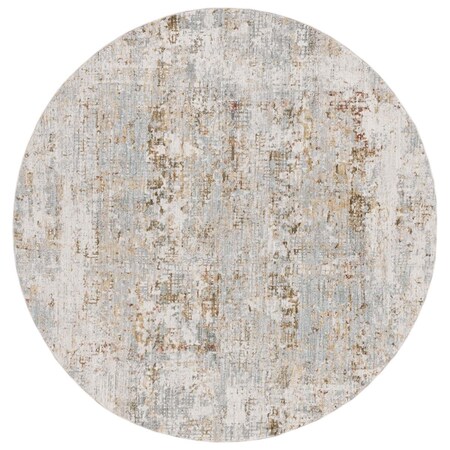 Safavieh 6 ft. 7 in. x 6 ft. 7 in. Adrianna Round Rug; Blue & Gold ADN202M-7R